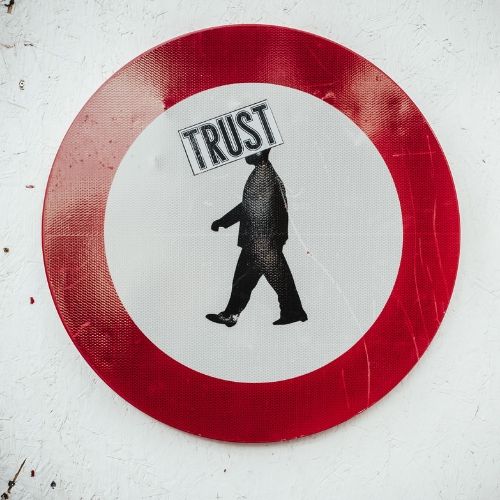 Trust BDSM - Road Sign