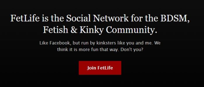 FetLife Home Page ScreenShot
