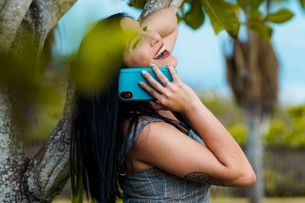 Girl on the phone