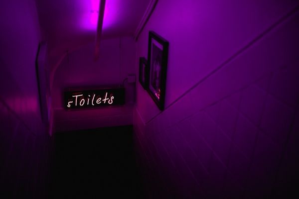 Toilet in a club