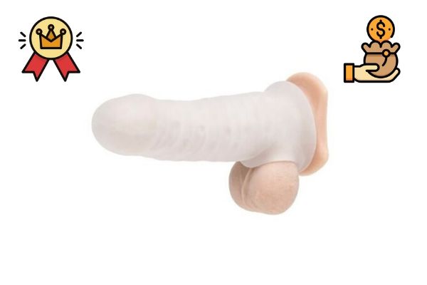 Perfect Fit Fat Boy Thin 6.5 Inch Penis Sleeve with Ball Loop