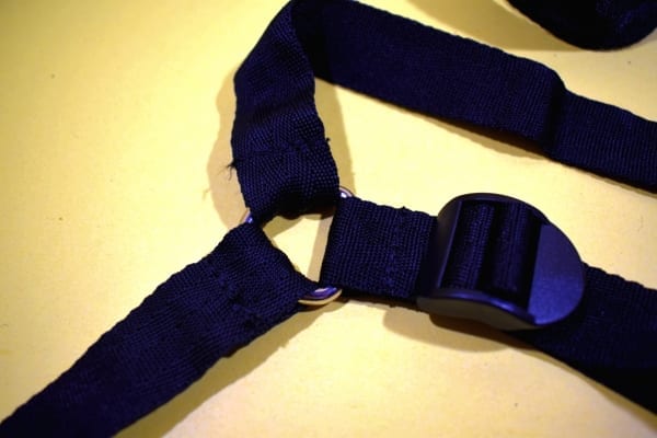 Adjustable connector strap