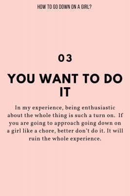 How to go down on a girl tip - 03
