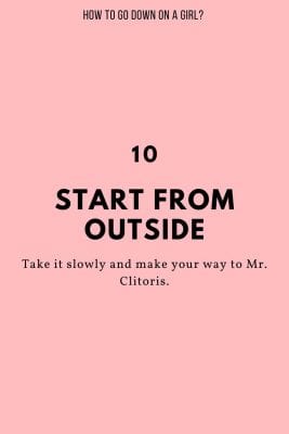 How to go down on a girl tip - 10