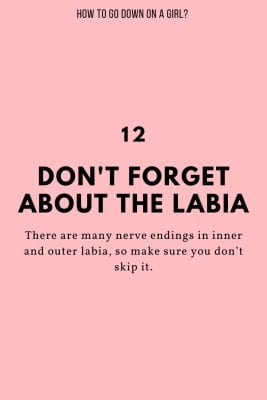 How to go down on a girl tip - 12