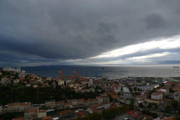 Luka’s balcony in Croatia