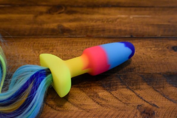 Close up of a butt plug