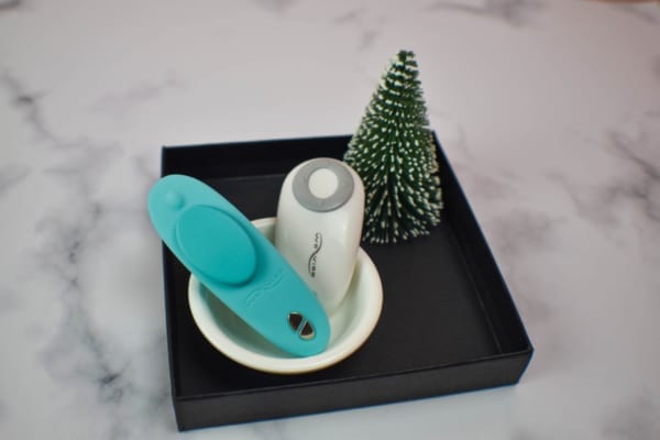 Moxie and tiny xmas tree