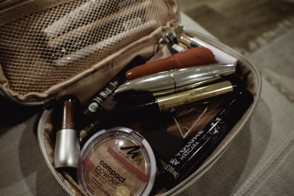 Tango X in Leja’s make up bag