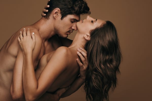 Couple hugging