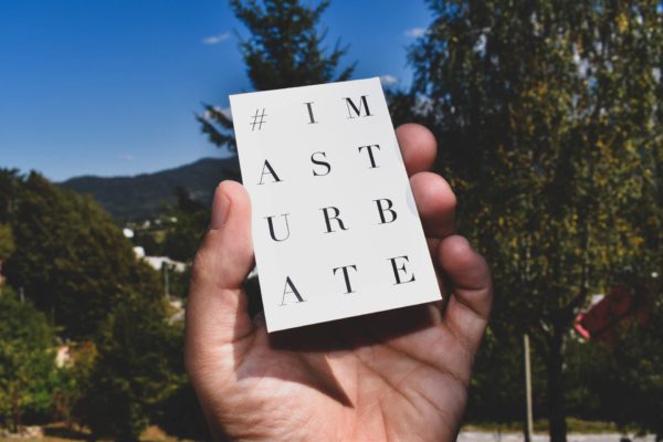 I masturbate card