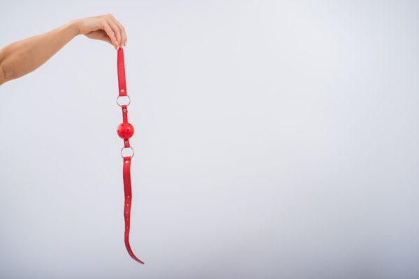 Ball gag hanging