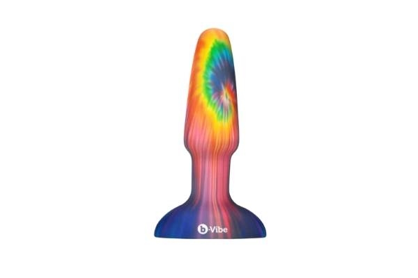 B-Vibe Peace & Love Tie Dye Rimming Plug