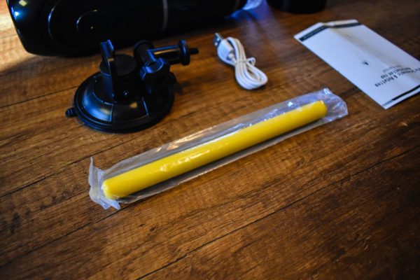Stick used to push the sleeve inside