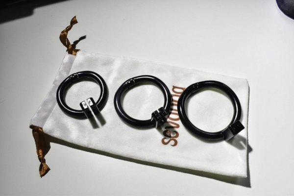 Chastity cage back rings