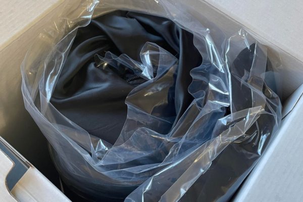 Liberator Wedge compressed into a box