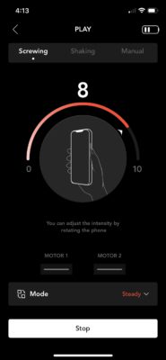 Intensity meter in action