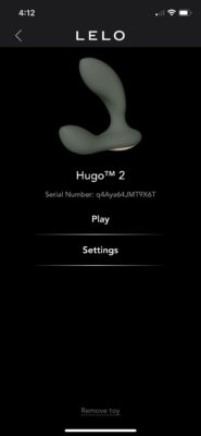 LELO app toy welcome screen