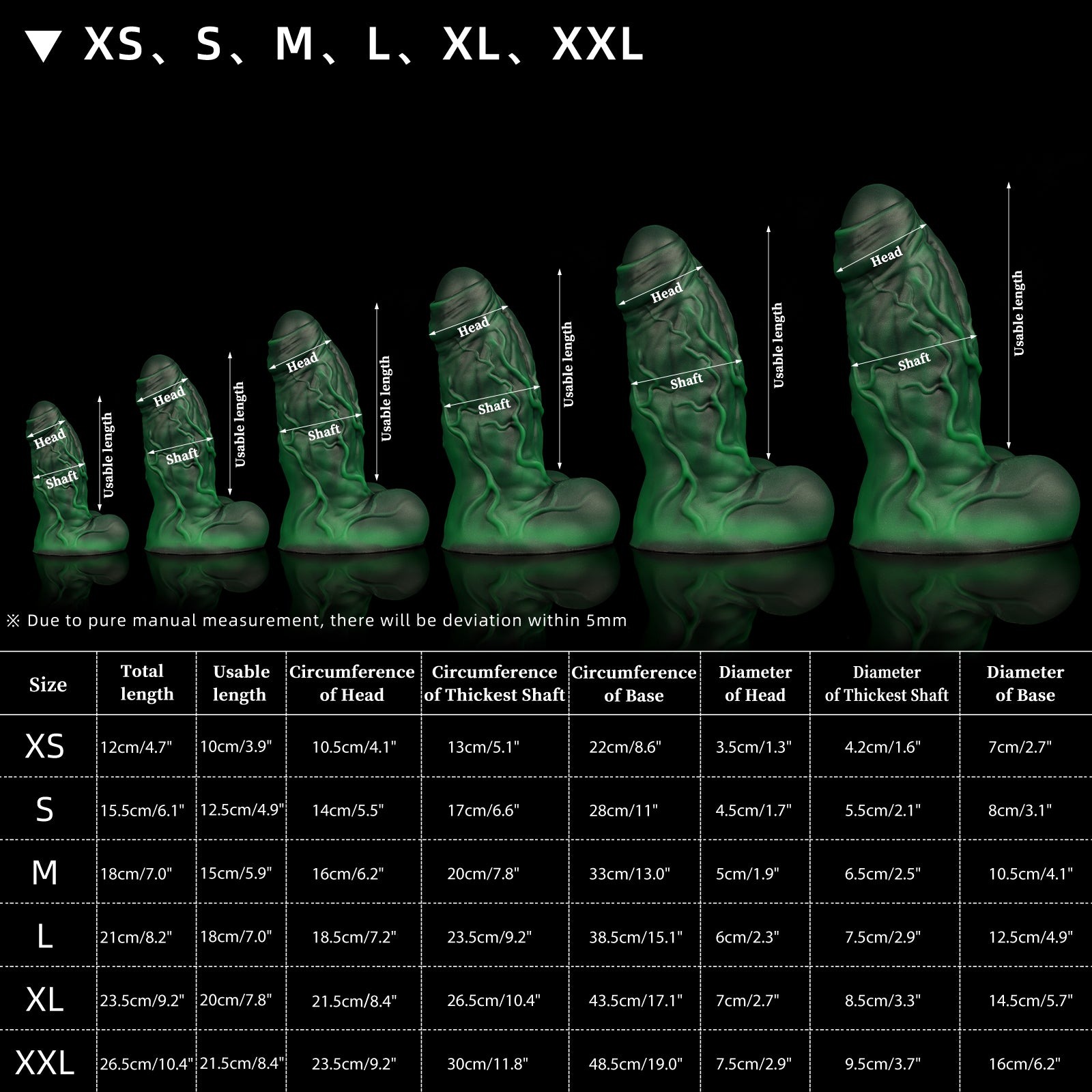 Nothosaur Banner size chart