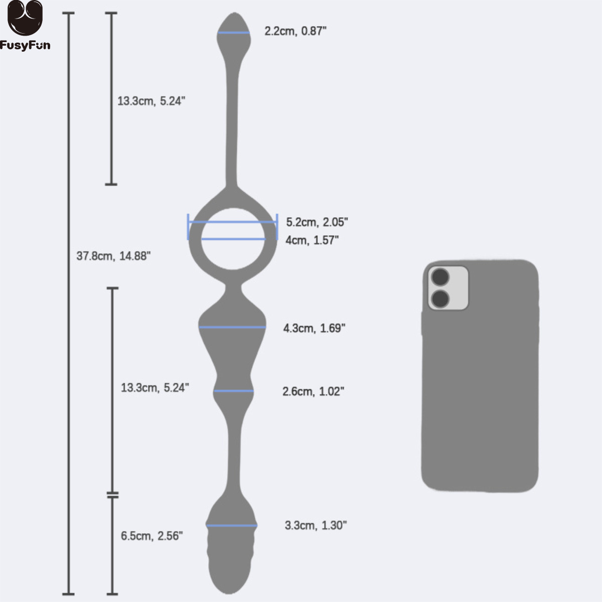 FusyFun Wave Size Infopic