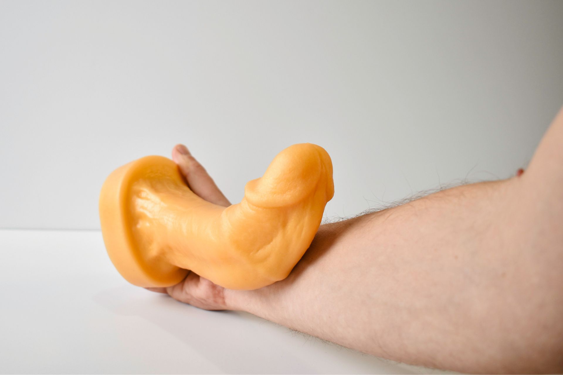 Holding Hankeys Toys Hook In Hand