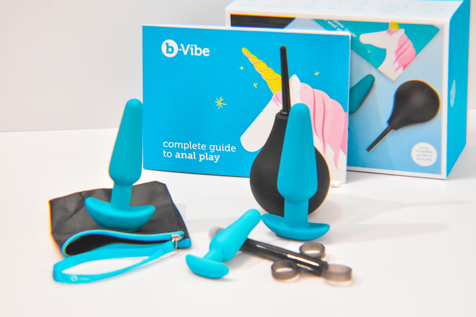 b-Vibe Anal Training Kit & Education Set from a different angle