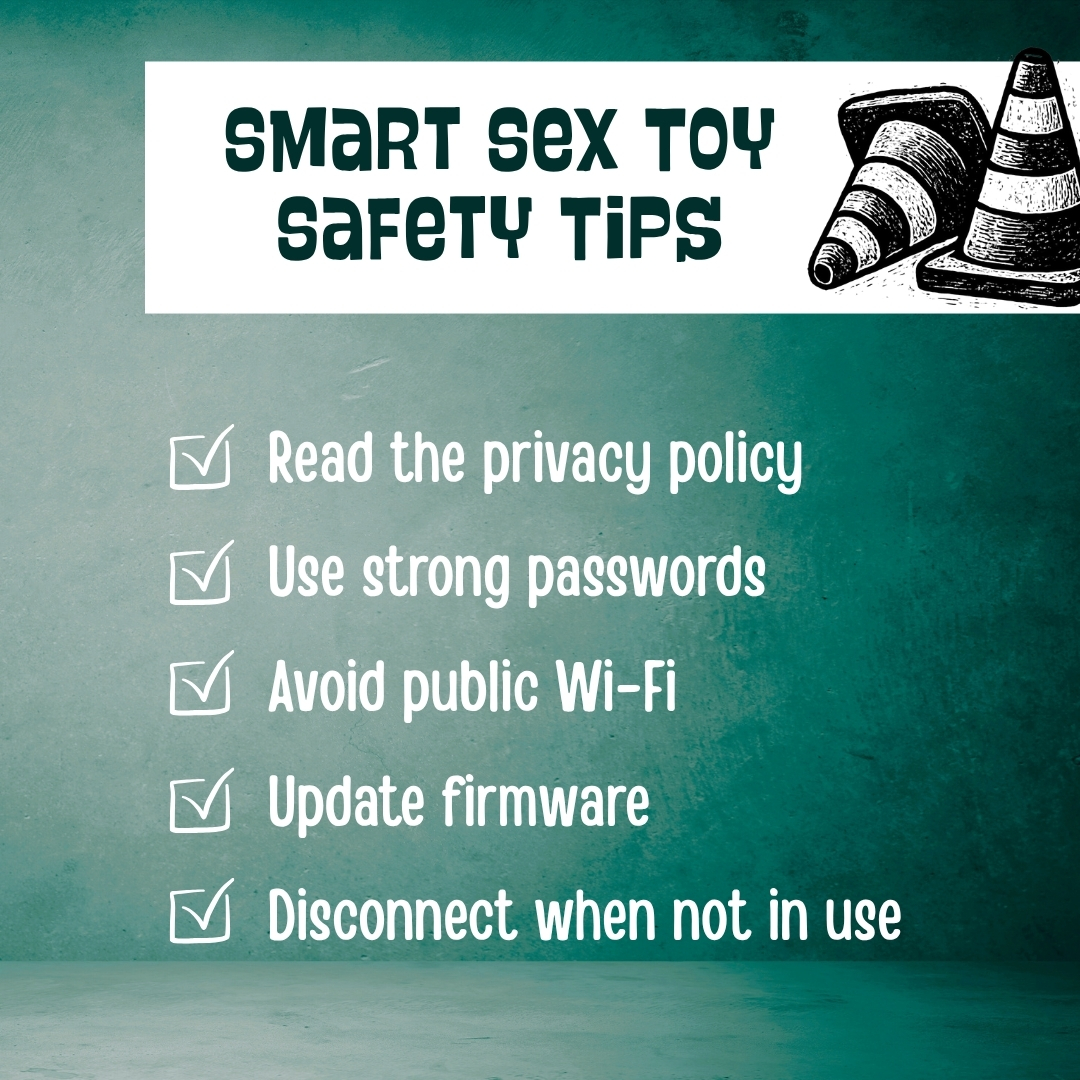 Smart sex toys safety tips