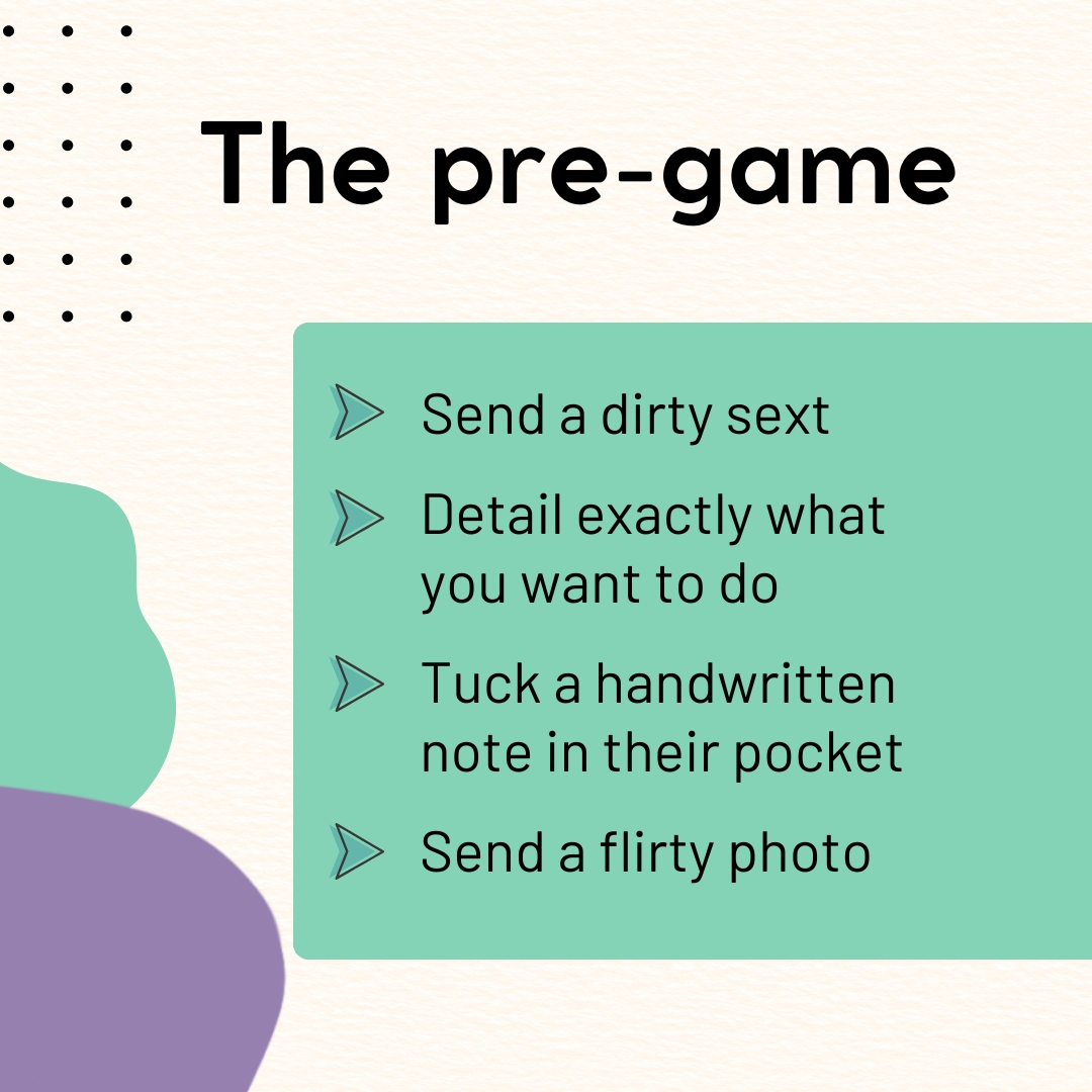The pre-game foreplay tips