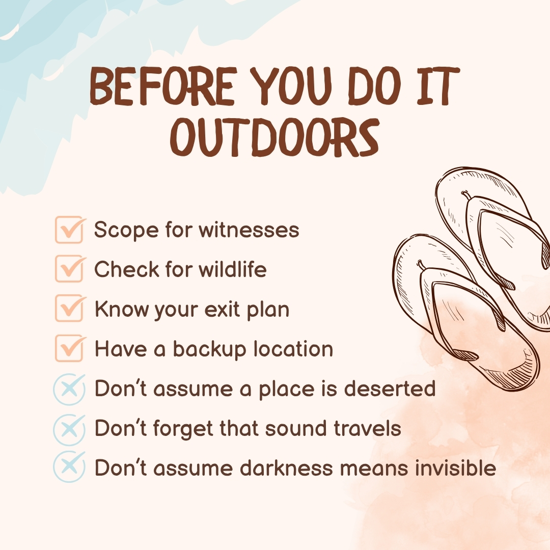 before you do it outdoors infographic