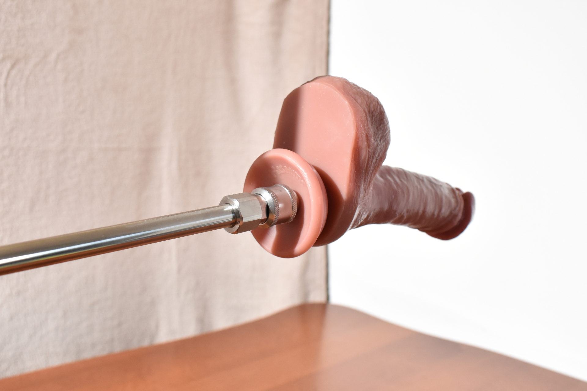 Hismith Premium 4 sex machine dildo connection close up