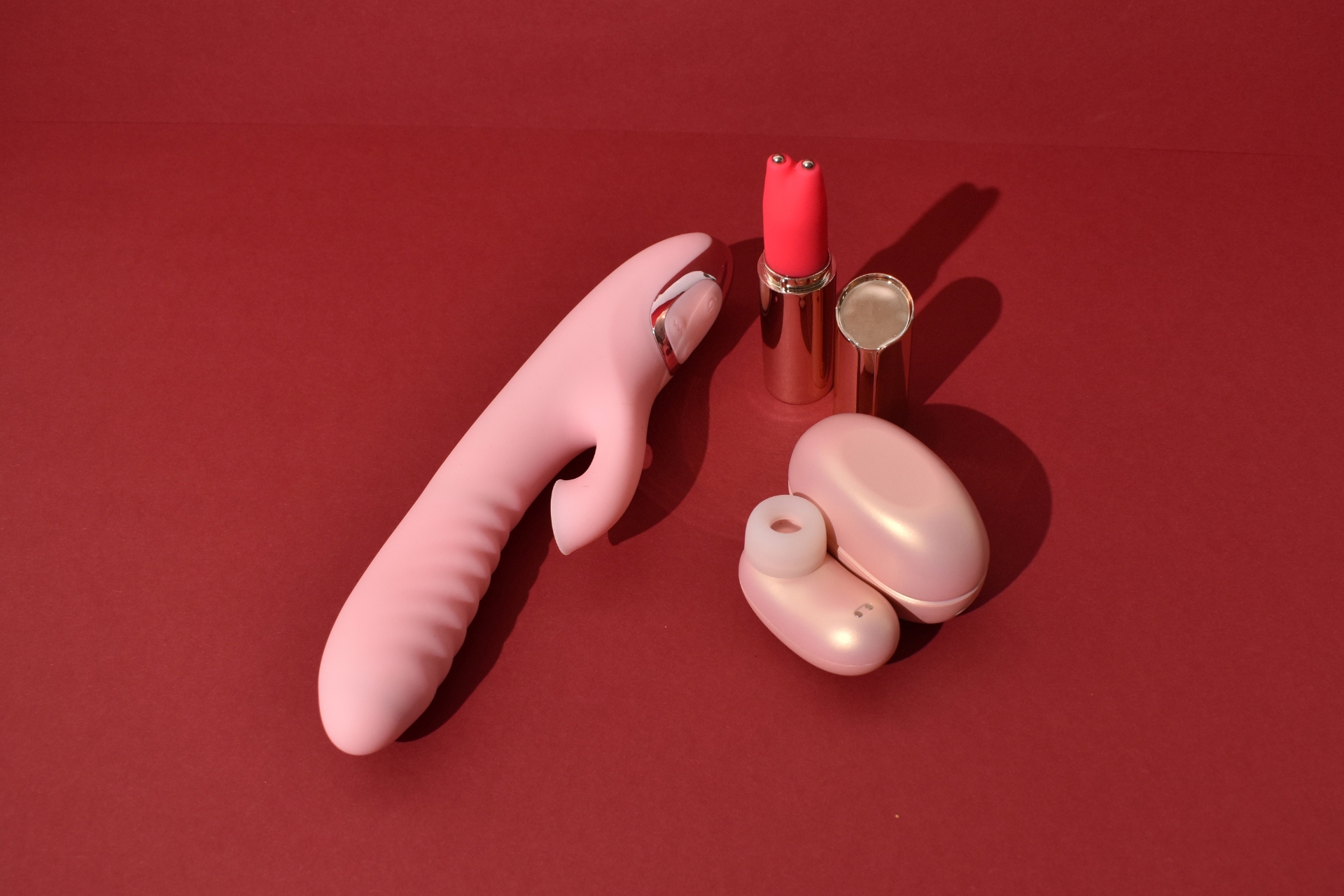 Mini Earbud, Wave Rabbit and Betty Lipstick sex toys