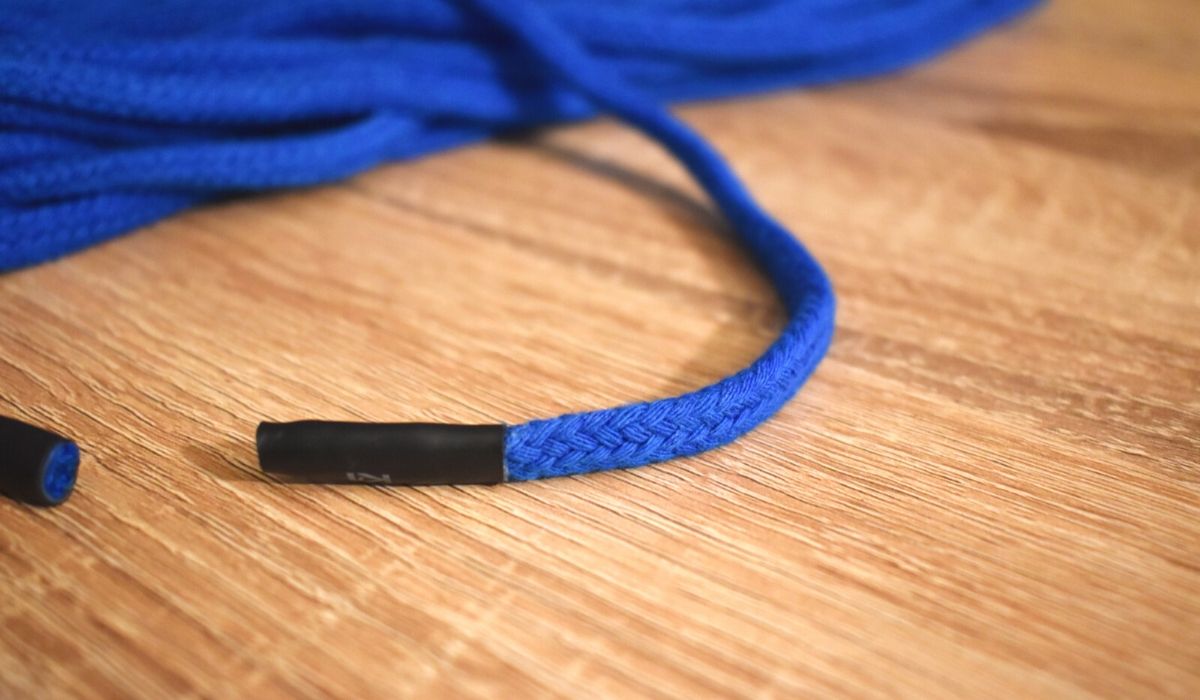 Blue bondage rope