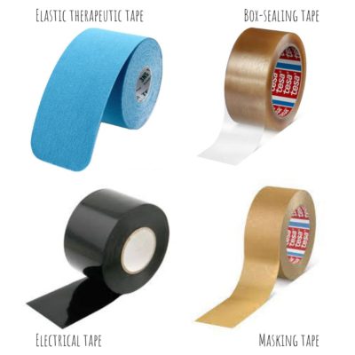 Types of bondage tapes