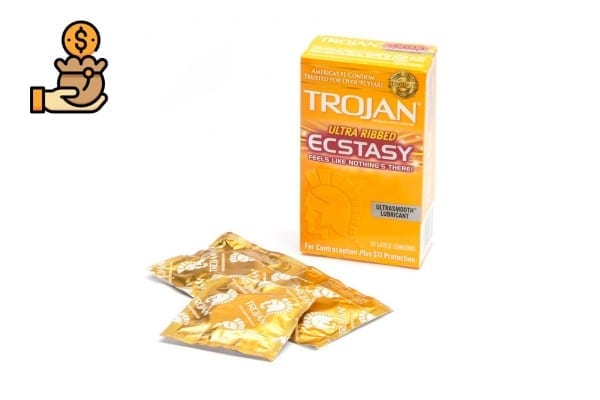 Trojan Ultra Ribbed Ecstasy Condoms
