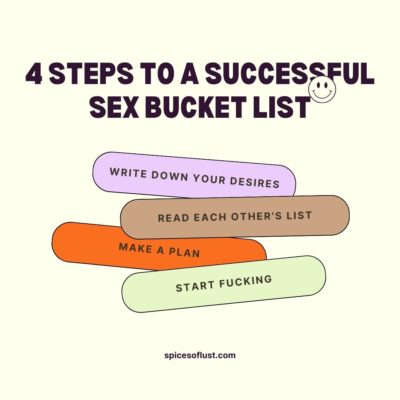 4 steps to a successful sex bucket list