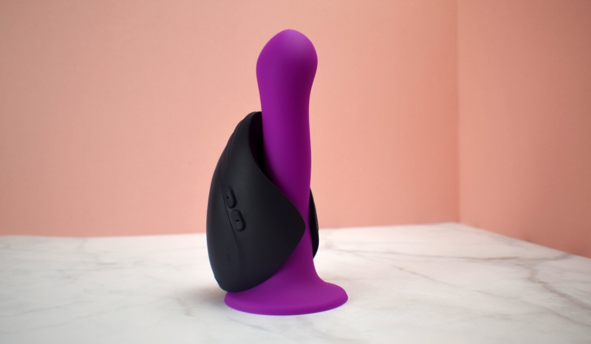 Pulse Duo Lux on a dildo