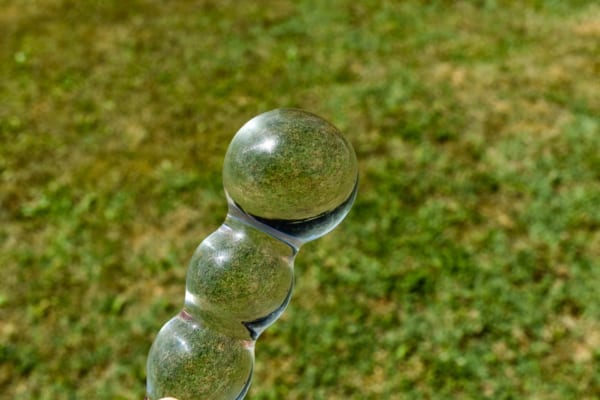 Glass dildo bulb