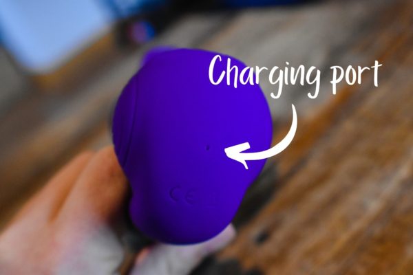 Snail Vibe's almost invisible charging port
