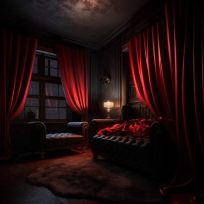 Naughty Noir sex room decor theme